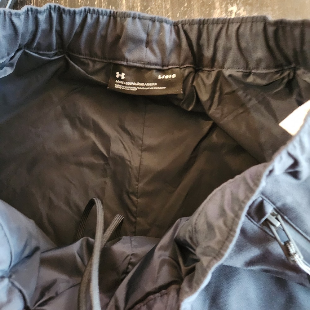 Under Armour Women's Size Large StormProof Cloudstrike Rain Pants Black - Picture 6 of 15